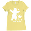 bear grills bbq funny Ladies Fitted T-Shirt