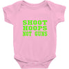 shoot hoops not guns Baby Onesie