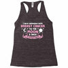 I Love Someone with Breast Cancer to The Moon and Back to Infinity Racerback Tank