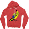 minion loves banana Zipper Hoodie