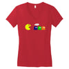 funny zombie Women's V-Neck T-Shirt