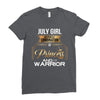 july girl is a perfect combination of princess and warrior Ladies Fitted T-Shirt