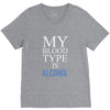 my blood type is alcohol V-Neck Tee