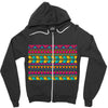 pattern overload Zipper Hoodie