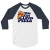 this girl loves pizza 3/4 Sleeve Shirt