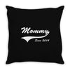 Mommy Since 2014 Throw Pillow