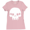 resistance inspired skull Ladies Fitted T-Shirt
