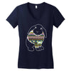 bunny rabbit in Women's V-Neck T-Shirt