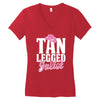 tan legged juliet Women's V-Neck T-Shirt