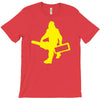 sasquatch guitar gear  funny bigfoot yeti comic monster retro T-Shirt