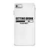 getting drunk please wait iPhone 7 Case