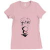 sad, rain heard Ladies Fitted T-Shirt