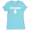 farmer future Ladies Fitted T-Shirt