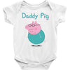 peppa pig  daddy pig Baby Bodysuit