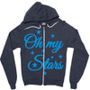 oh my stars adult Zipper Hoodie
