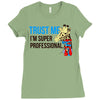 trust me i'm super professional Ladies Fitted T-Shirt
