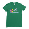 unicorn beach Ladies Fitted T-Shirt