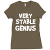 very stable genius Ladies Fitted T-Shirt