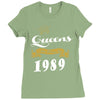 queens are born in 1989 Ladies Fitted T-Shirt