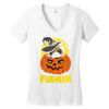 pugkin Women's V-Neck T-Shirt