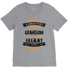 Super Cool Grandson Of A Freaking Awesome Grammy V-Neck Tee