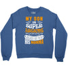 My Son Is Super Awesome His Momma Crewneck Sweatshirt