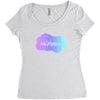 rainbow Women's Triblend Scoop T-shirt