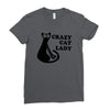 crazy cat lady Ladies Fitted T-Shirt