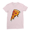 hot pizza Ladies Fitted T-Shirt