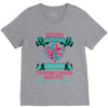 Thyroid Cancer Warrior V-Neck Tee