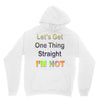 let's get one thing straight im not Hoodie