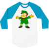 happy saint patrick day simpson 3/4 Sleeve Shirt