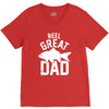reel great dad V-Neck Tee