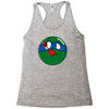 who watches the pizza Racerback Tank