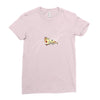 Creation of Adam Pizza, Ladies Fitted T-Shirt