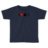 i love house music t shirt edm club wear rave electro party progressiv Toddler T-shirt