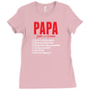 Papa Noun Definition Ladies Fitted T-Shirt