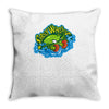 sticky wheelz Throw Pillow