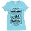 Vintage Aged To Perfection 1962 Ladies Fitted T-Shirt
