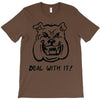 deal with it angry pitbul T-Shirt