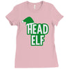 christmas head elf Ladies Fitted T-Shirt