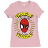 friendly neighborhood single man Ladies Fitted T-Shirt