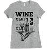 Wine Club Ladies Fitted T-Shirt