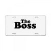 The Boss License Plate