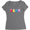 chemistry shot glasses Women's Triblend Scoop T-shirt