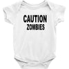 caution zombies Baby Bodysuit