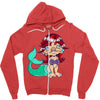 little ugly mermaid Zipper Hoodie