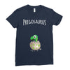 Pregosaurus Boy Ladies Fitted T-Shirt