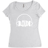 bargain loud records Women's Triblend Scoop T-shirt