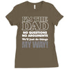 i'm the dad Ladies Fitted T-Shirt
